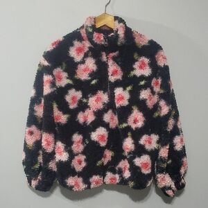 Sandy Liang X Target Jacket Womens Size Xs X-small Black Pink Green Flor…